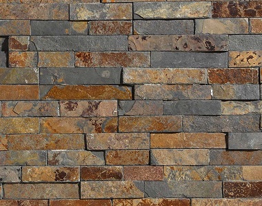 kakadu stack stone wall cladding tiles, natural stone tiles, brown rustic tiles, water feature tiles, fireploace stone wall tiles by stone pavers